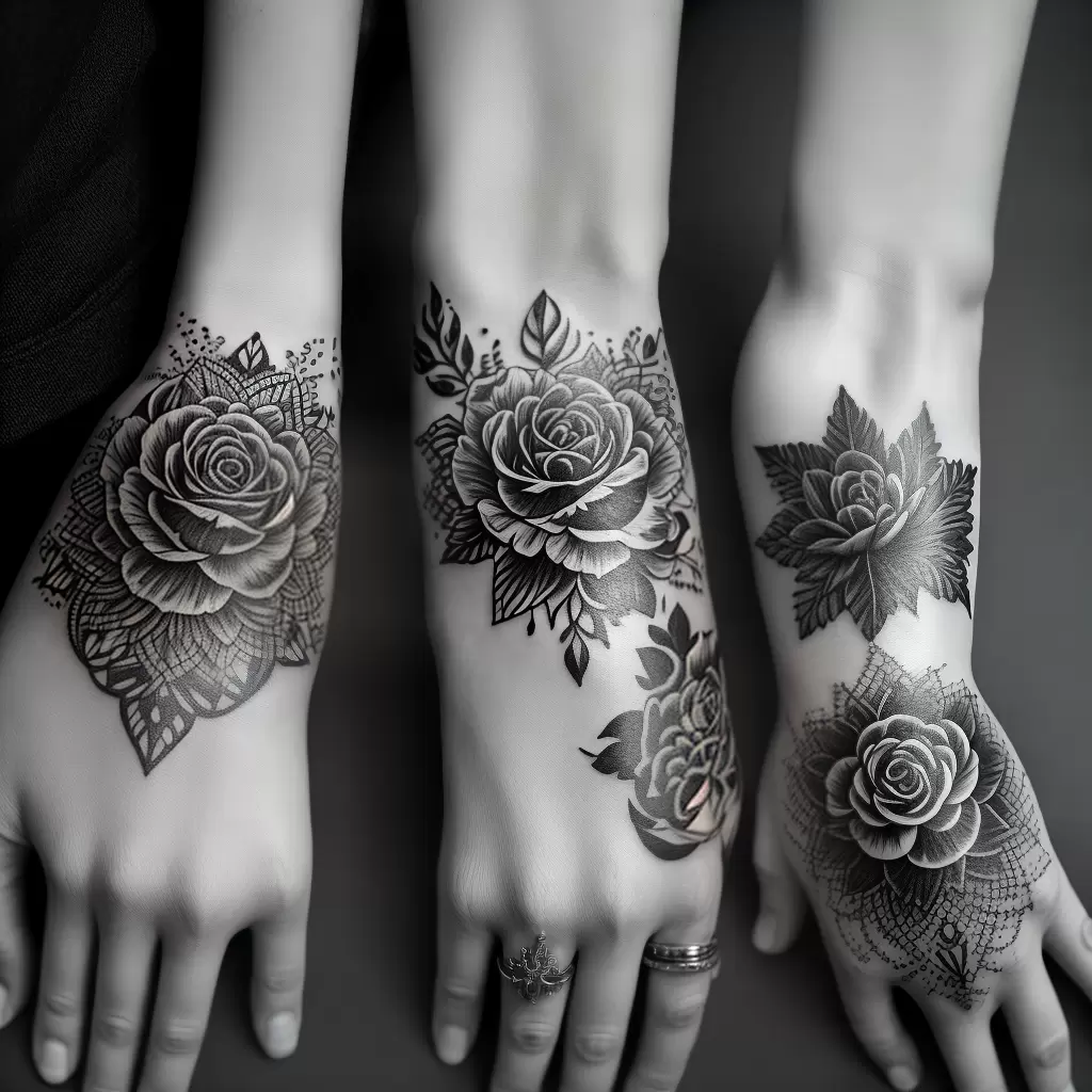 Fotos maos tatuagem simbolos conexao 1