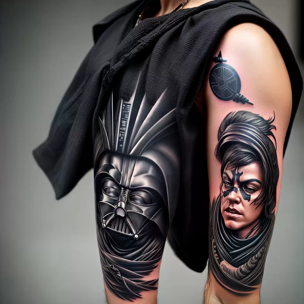 Fotos tatuagem darth vader braco lightsaber Fotos tatuagem darth vader braco lightsaber