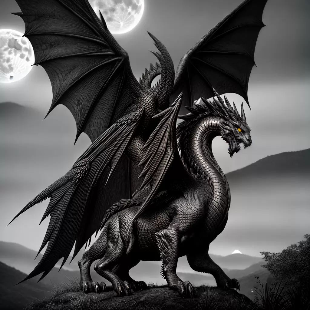 Fotos tatuagem dragao celta preto branco