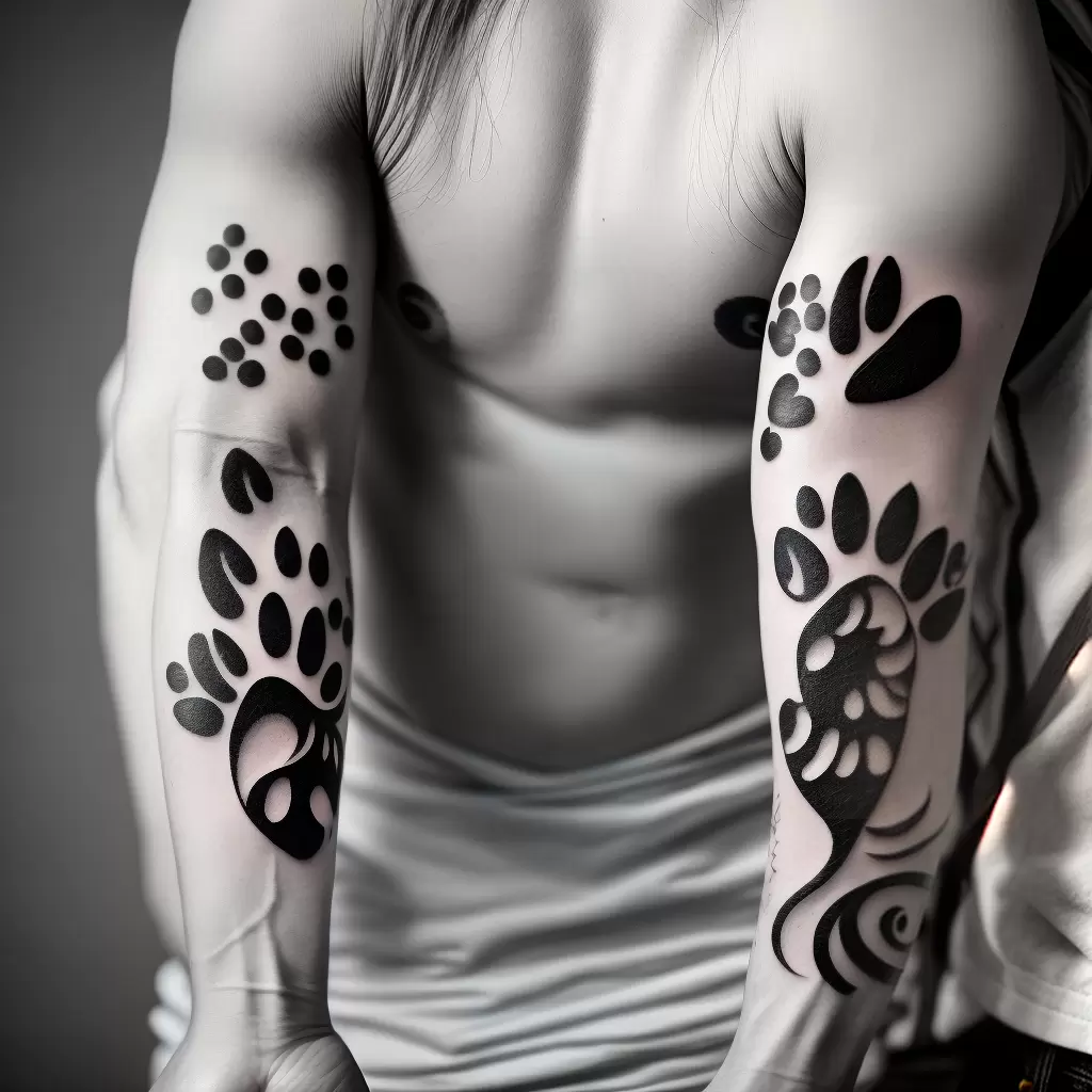 Fotos tatuagem pata cachorro lealdade Fotos tatuagem pata cachorro lealdade