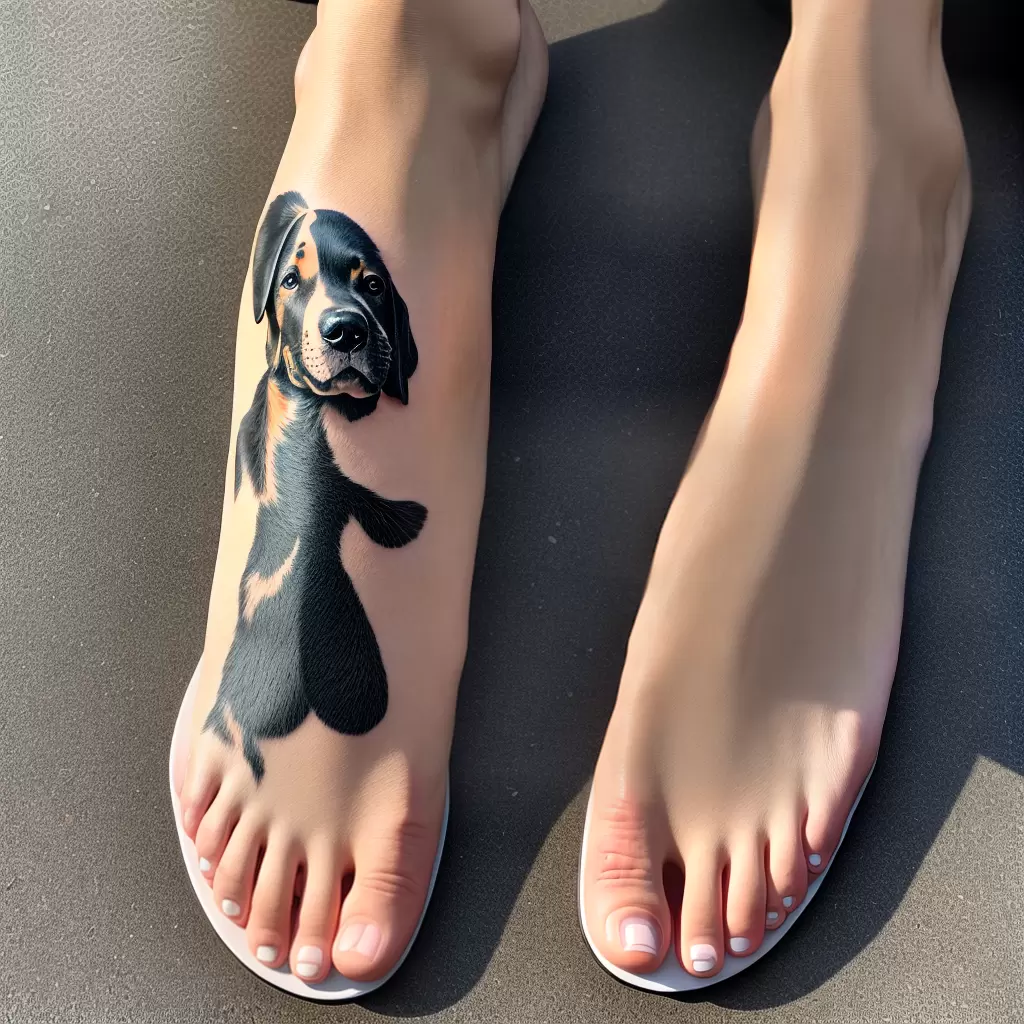 Fotos tatuagem pata cachorro tornozelo Fotos tatuagem pata cachorro tornozelo