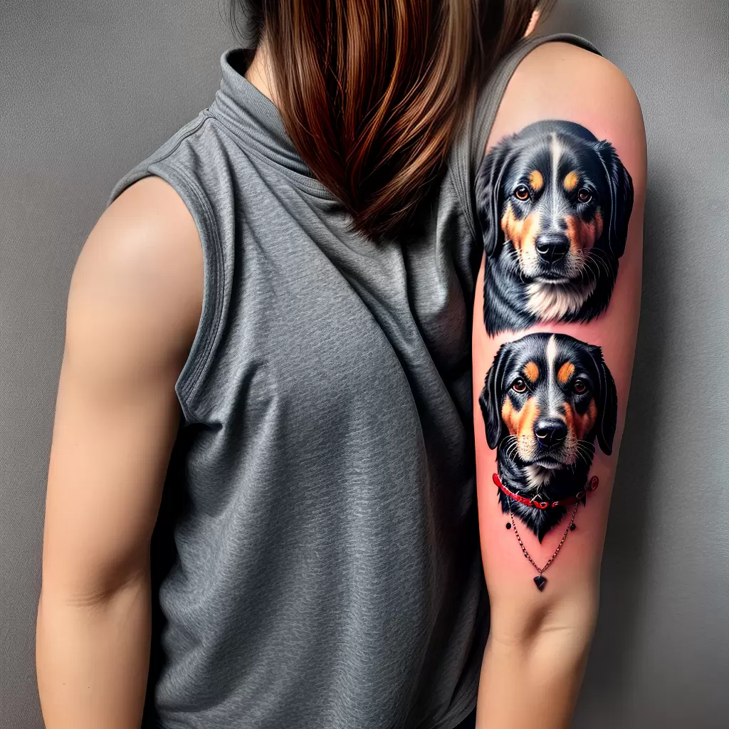 Fotos tatuagem cao leal obediente Fotos tatuagem cao leal obediente