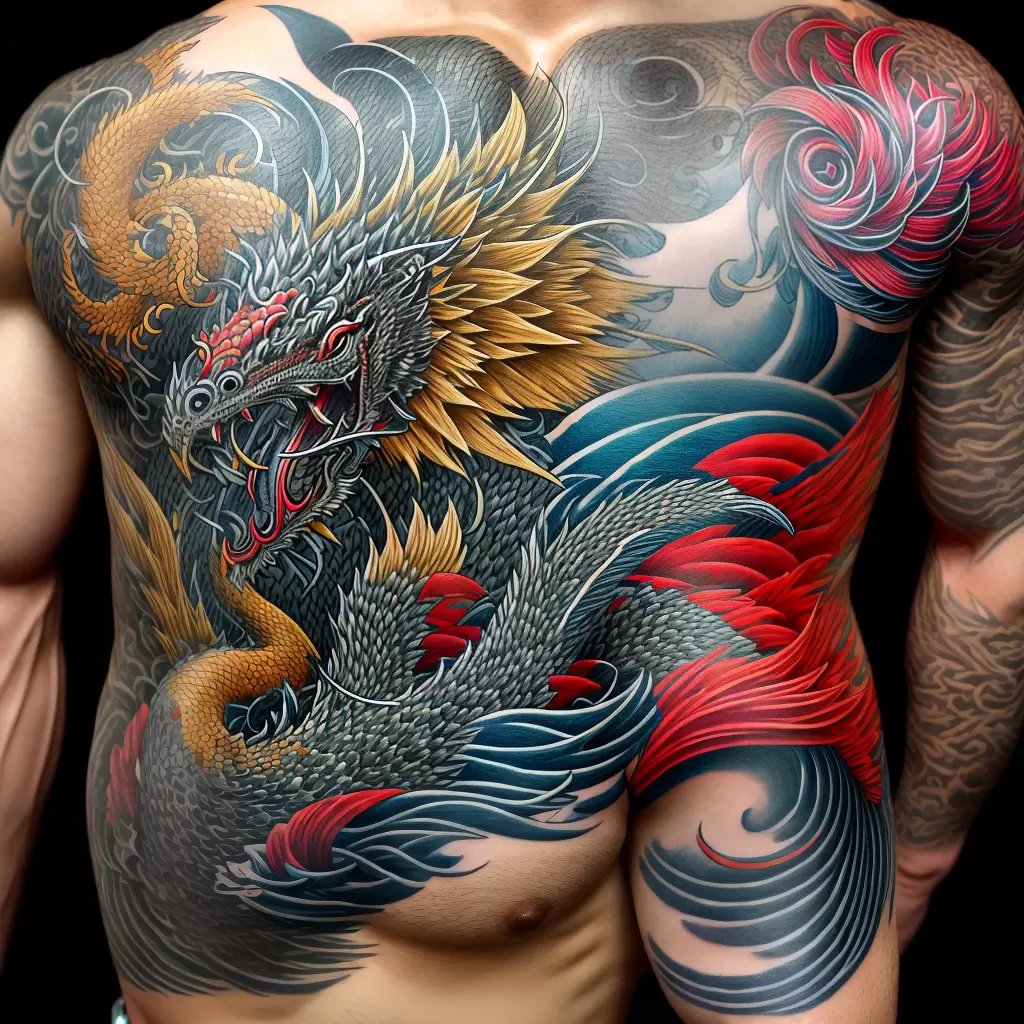 Fotos tatuagem japonesa dragao fenix koi samurai