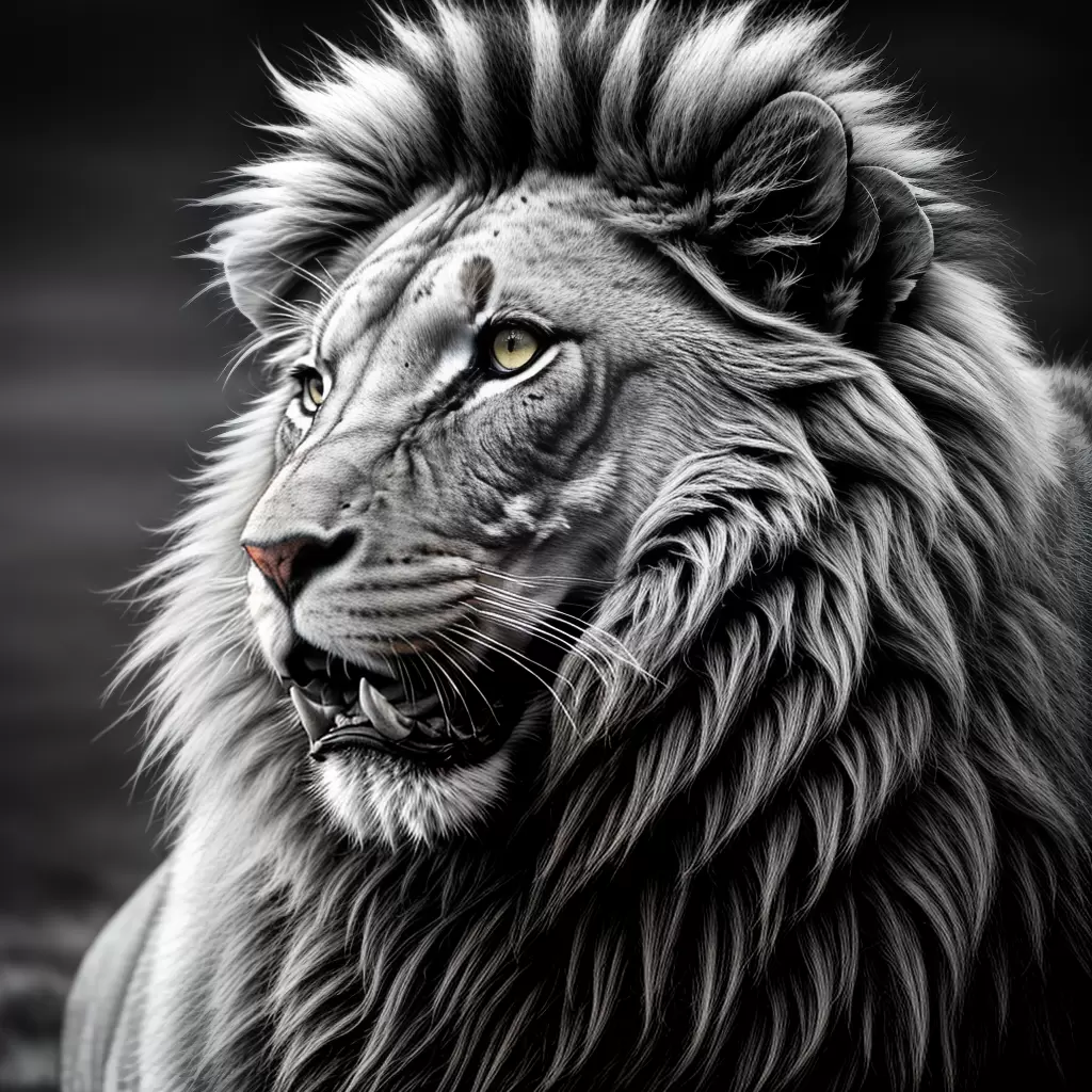 Fotos tatuagem leao preto branco mane poder 1 Fotos tatuagem leao preto branco mane poder 1