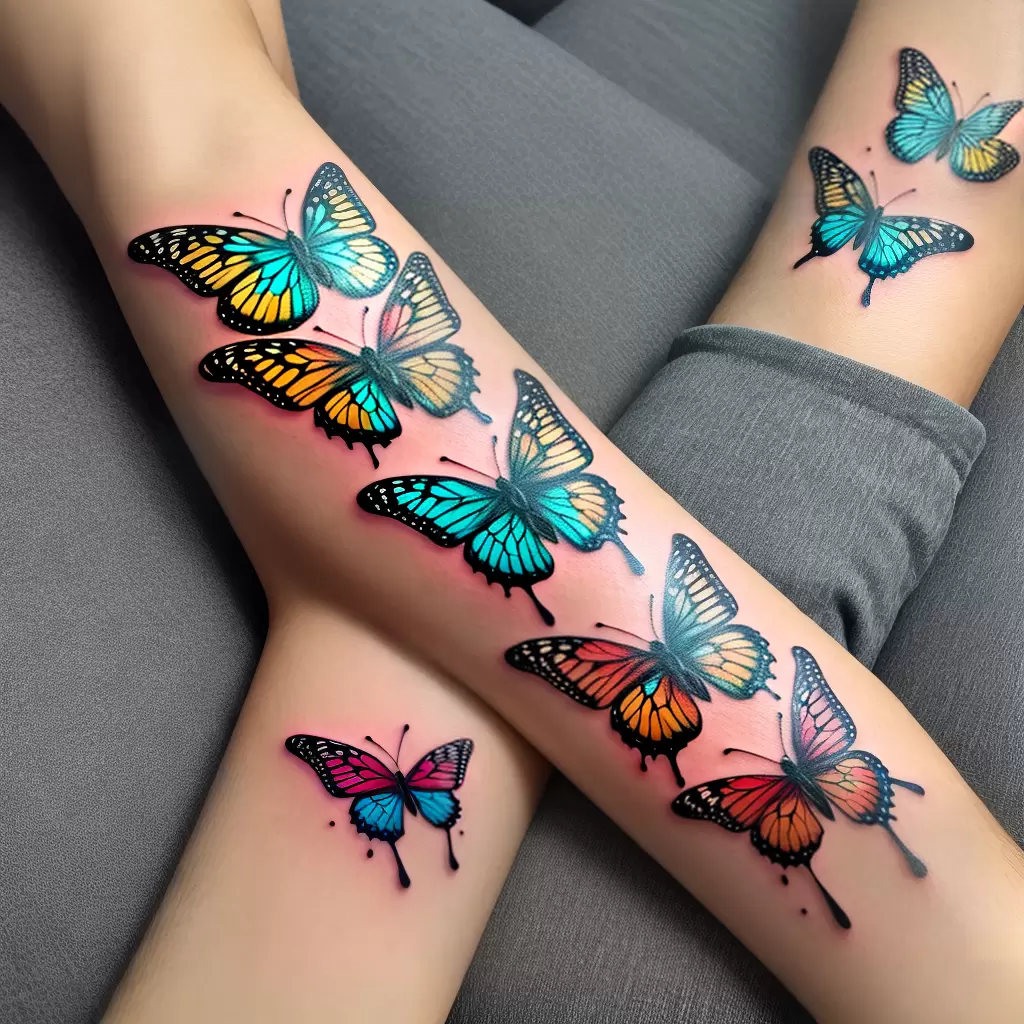 Fotos borboleta tatuagem transformacao