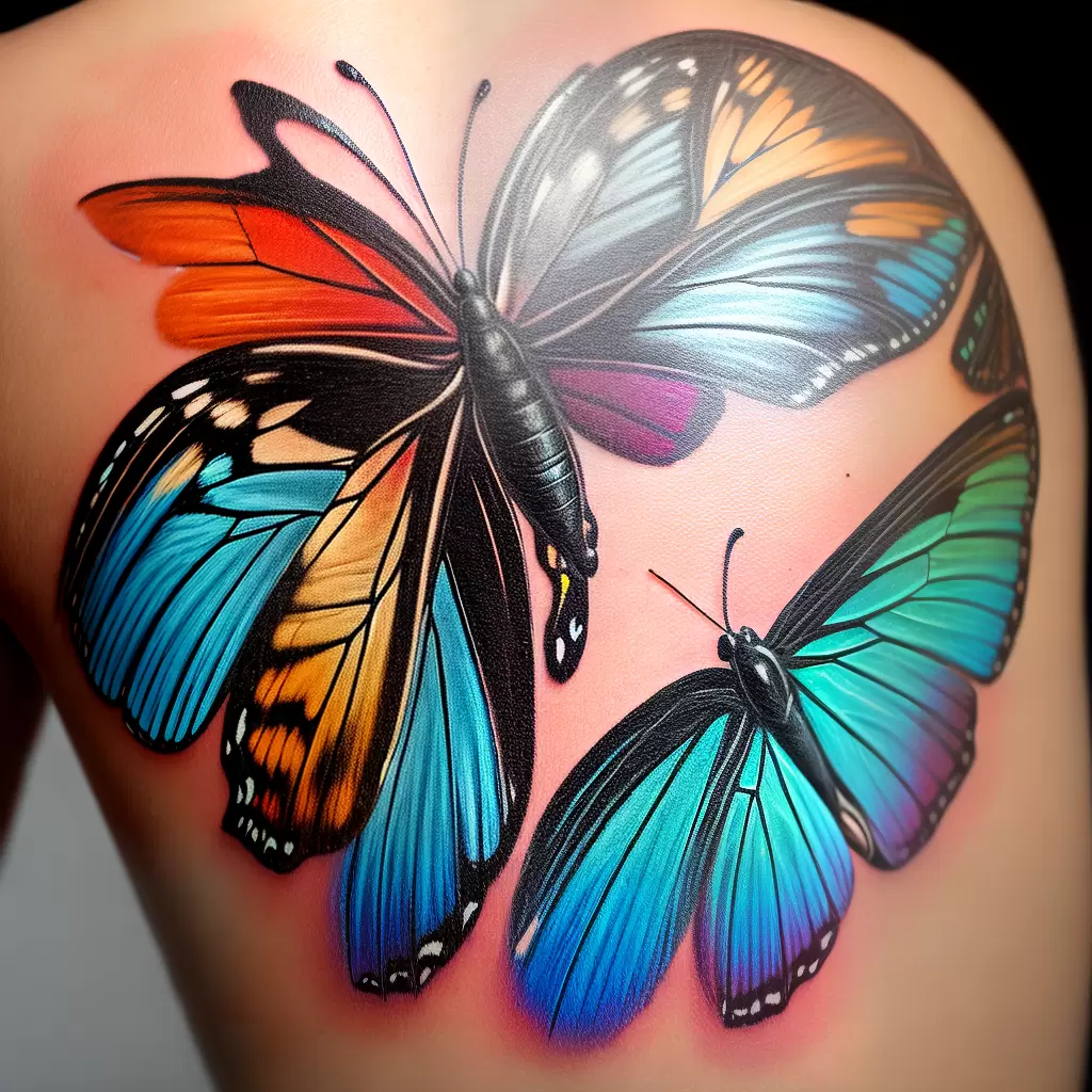 Fotos borboleta tatuagem transformacao 1
