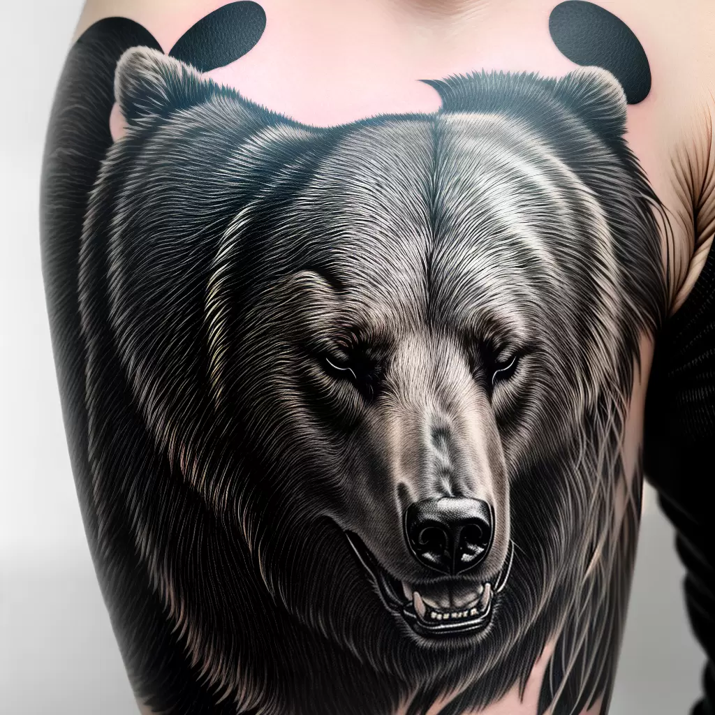 Fotos tatuagem urso protetor forca Fotos tatuagem urso protetor forca