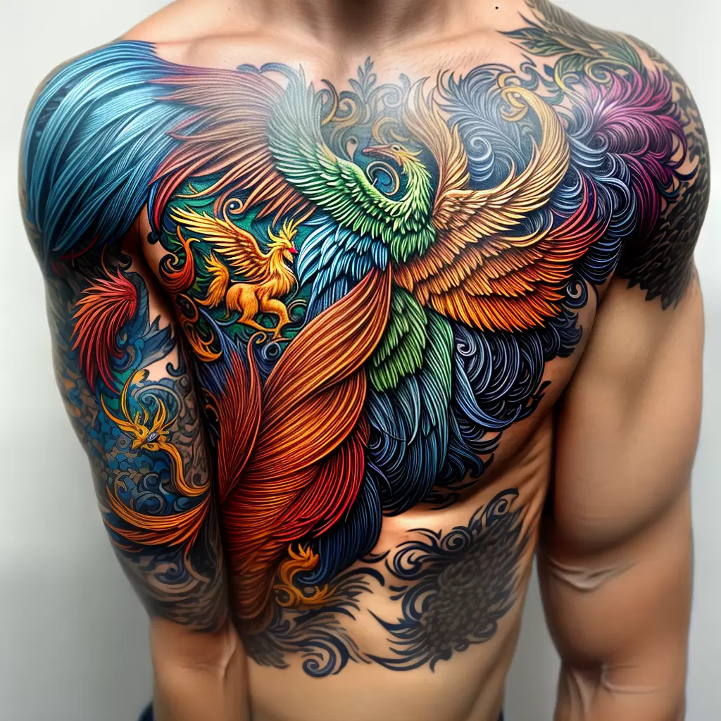 Fotos tatuagem mitologia coreana raposa dragao Fotos tatuagem mitologia coreana raposa dragao