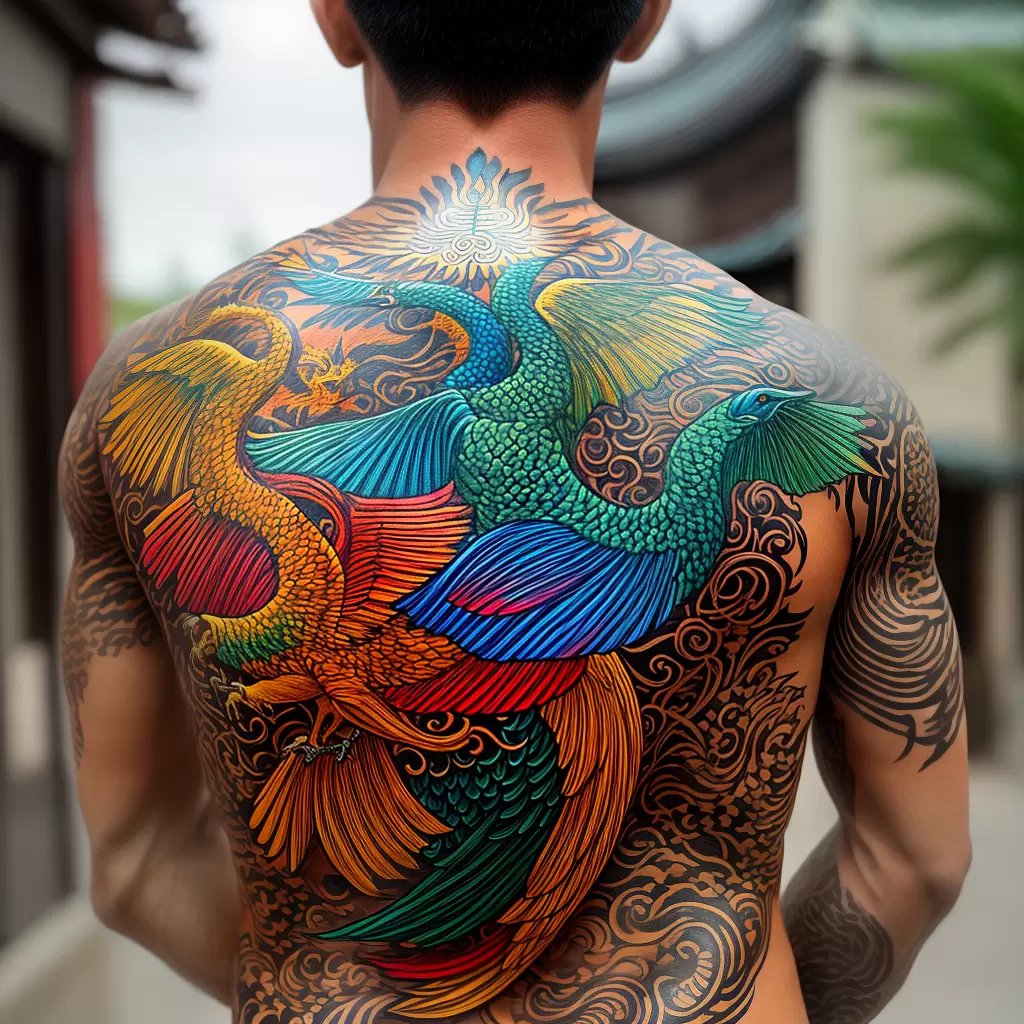 Fotos tatuagem coreana criaturas mitologicas Fotos tatuagem coreana criaturas mitologicas