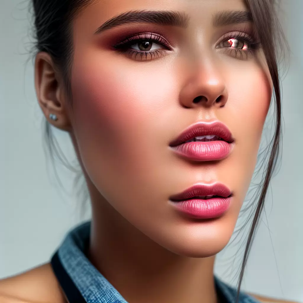 Fotos rosto mulher pele matte maquiagem labios Fotos rosto mulher pele matte maquiagem labios