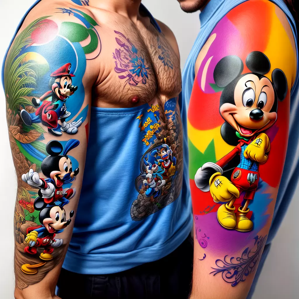 Fotos tatuagem personagem animado classico Fotos tatuagem personagem animado classico