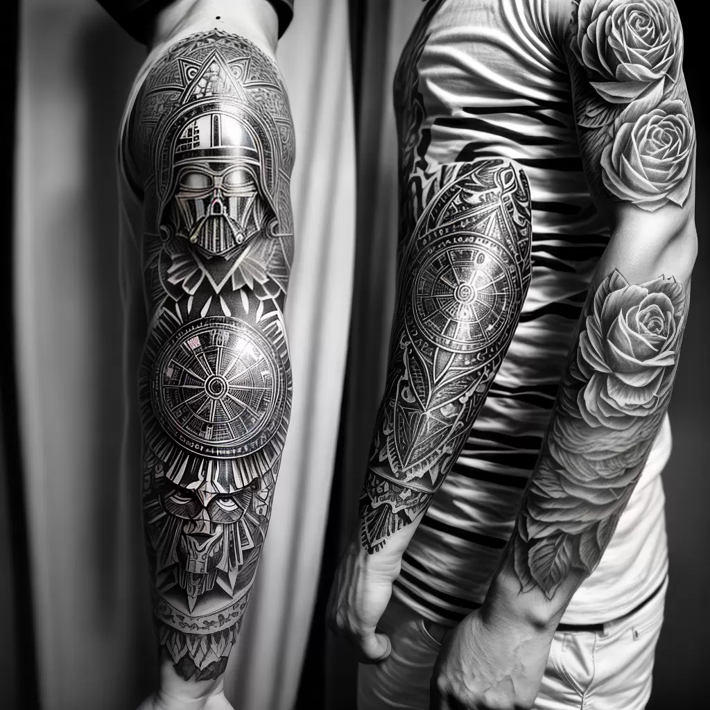 Fotos tatuagem sci fi braco personagem 1 Fotos tatuagem sci fi braco personagem 1