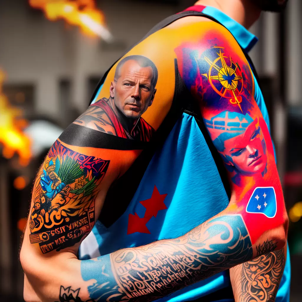 Fotos tatuagem bruce willis cartoon Fotos tatuagem bruce willis cartoon