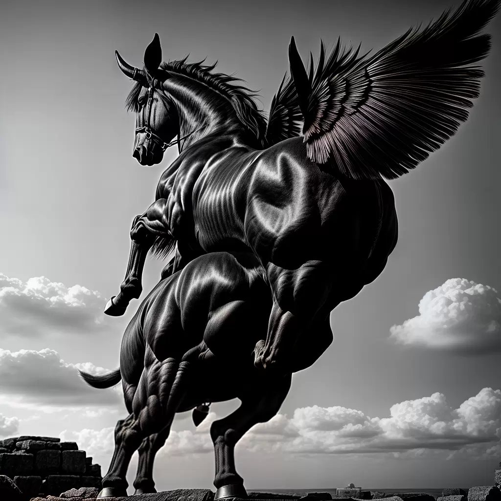 Fotos tatuagem minotauro pegasus templo grego Fotos tatuagem minotauro pegasus templo grego