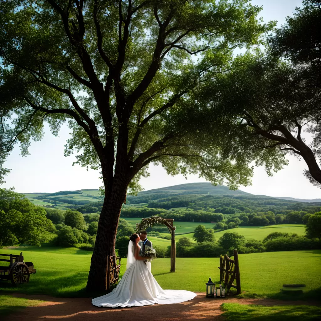 Fotos casamento campo arco madeira flores luzes Fotos casamento campo arco madeira flores luzes