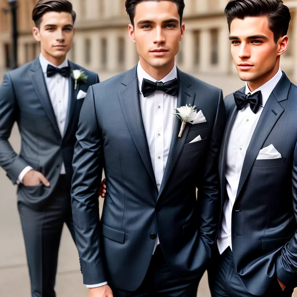 Fotos noivo padrinhos ternos boutonniere 1 Fotos noivo padrinhos ternos boutonniere 1