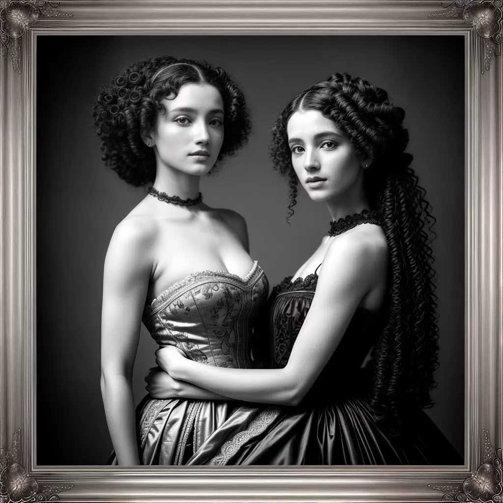Fotos tatuagem mulher retrato rococo barroco Fotos tatuagem mulher retrato rococo barroco