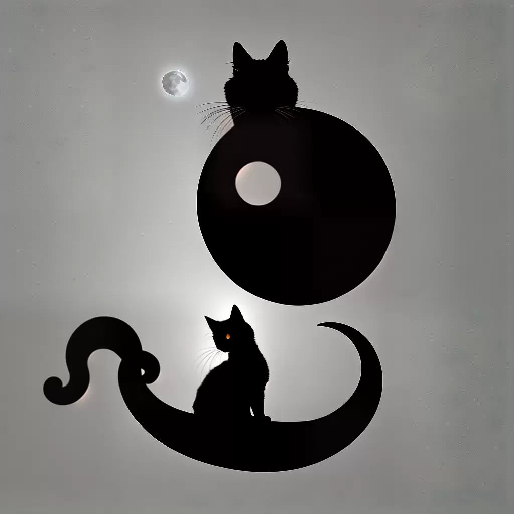 Fotos tatuagem gato lua simbolo feminino