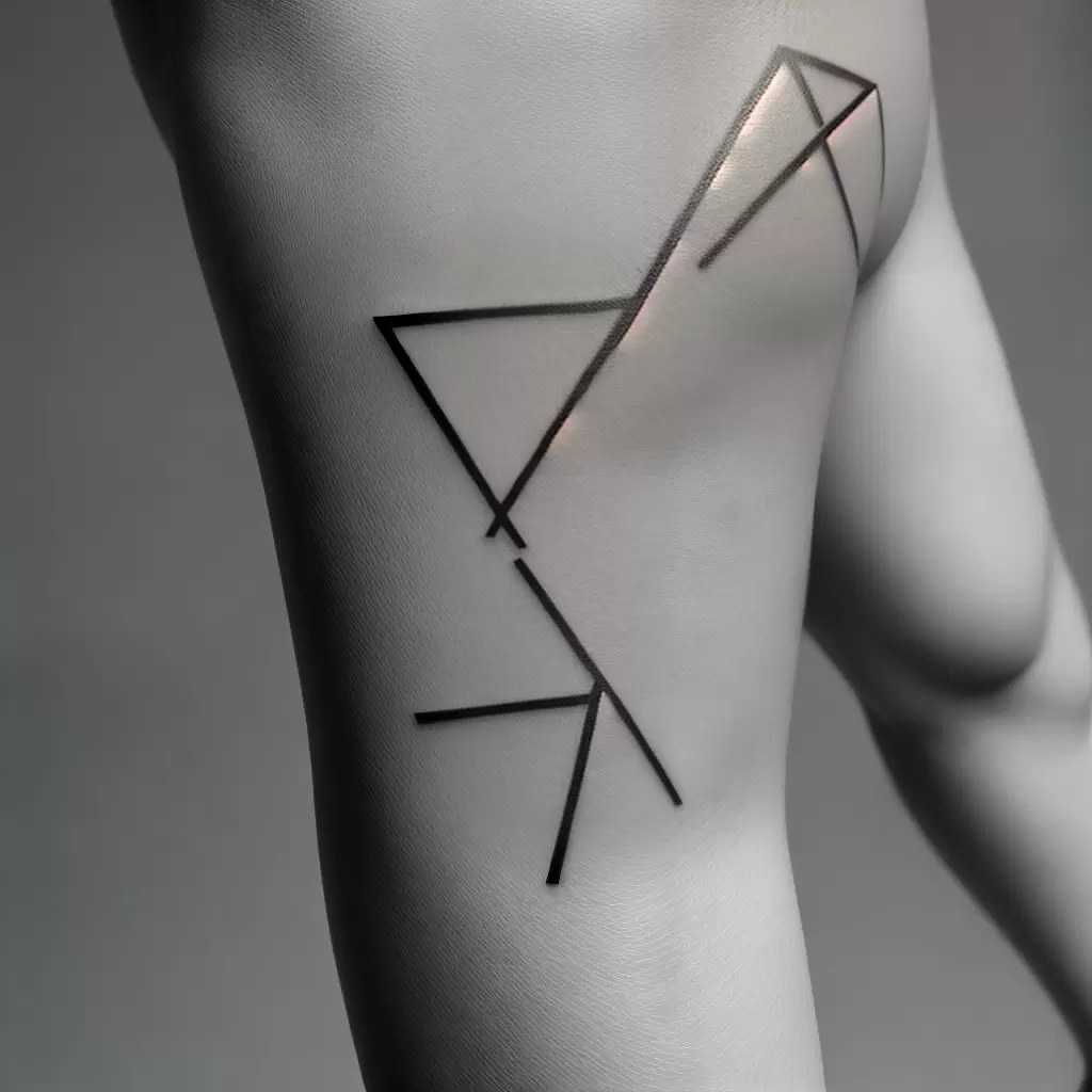 Fotos tatuagem geometrica preto branco 1 Fotos tatuagem geometrica preto branco 1