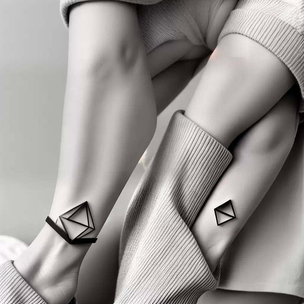 Fotos tatuagem geometrica preto branco pulso Fotos tatuagem geometrica preto branco pulso