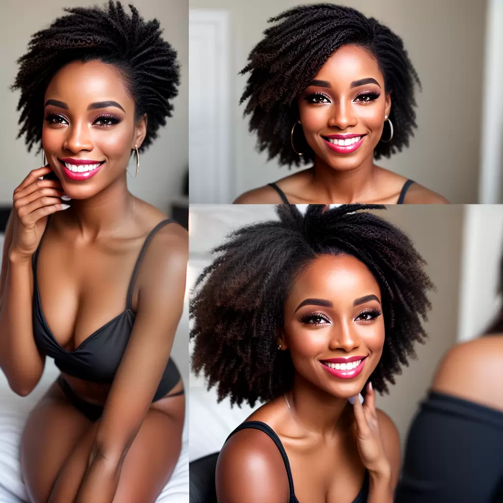 Fotos mulher negra maquiagem autoconfianca