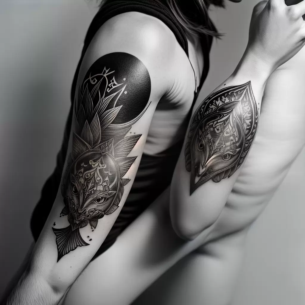 Fotos tatuagem peixe contracorrente pulso Fotos tatuagem peixe contracorrente pulso