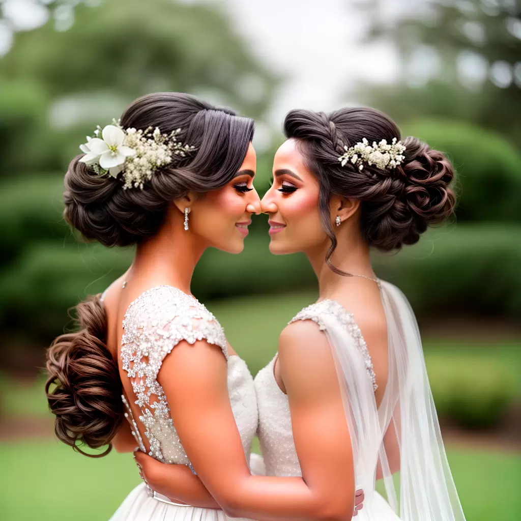 Fotos noiva classica moderna penteado flor cabelo Fotos noiva classica moderna penteado flor cabelo
