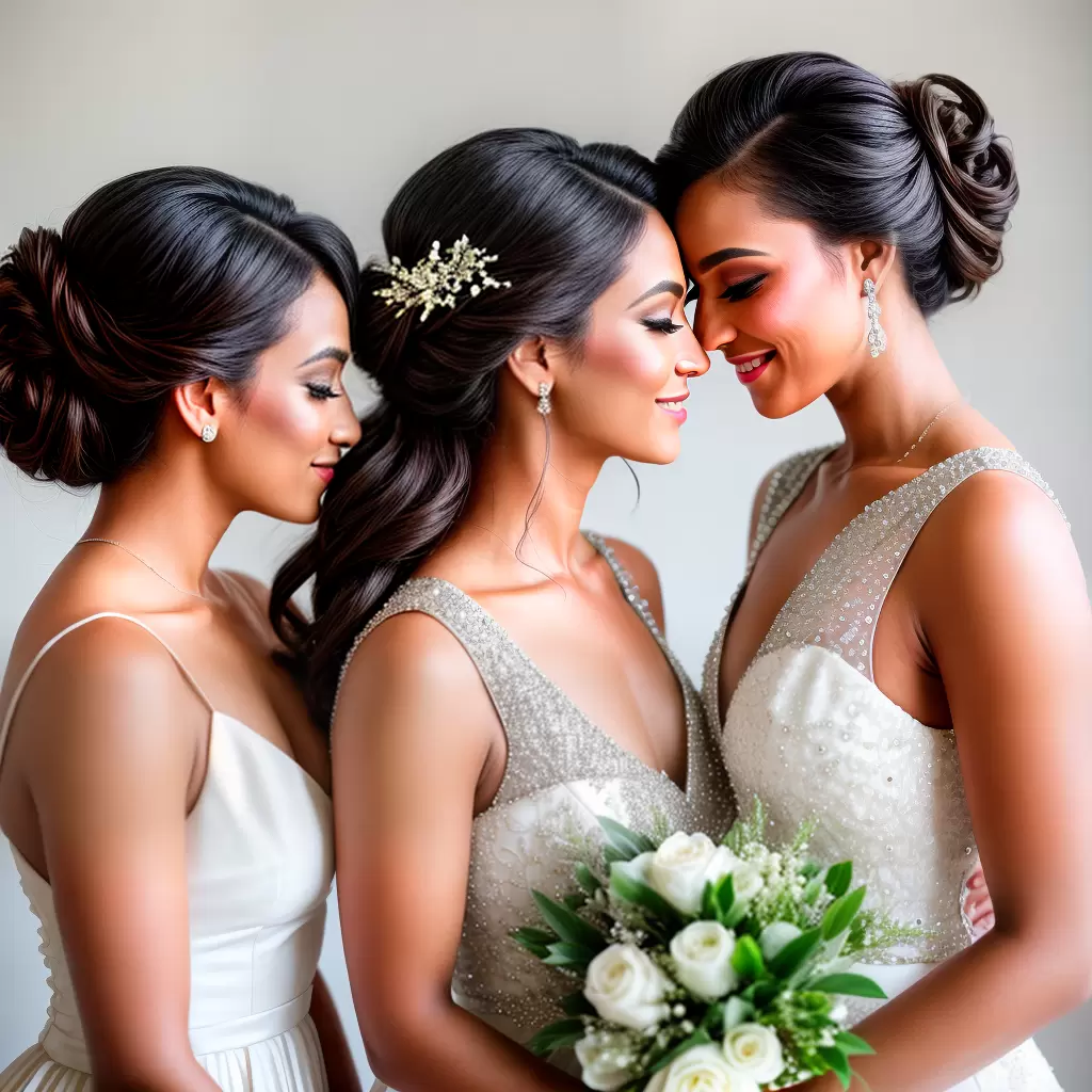 Fotos noiva classica moderna penteado flores brilho Fotos noiva classica moderna penteado flores brilho