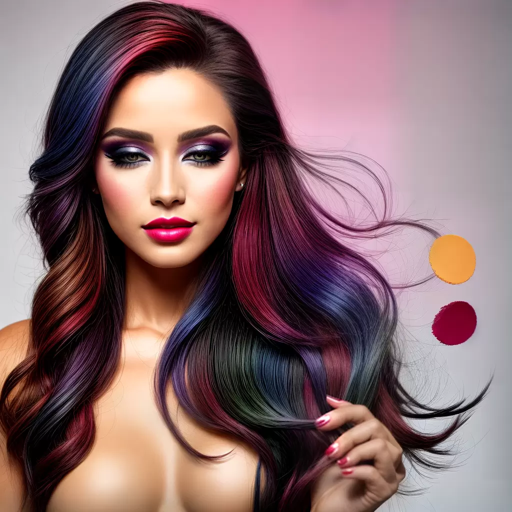 Fotos roda das cores maquiagem artistica