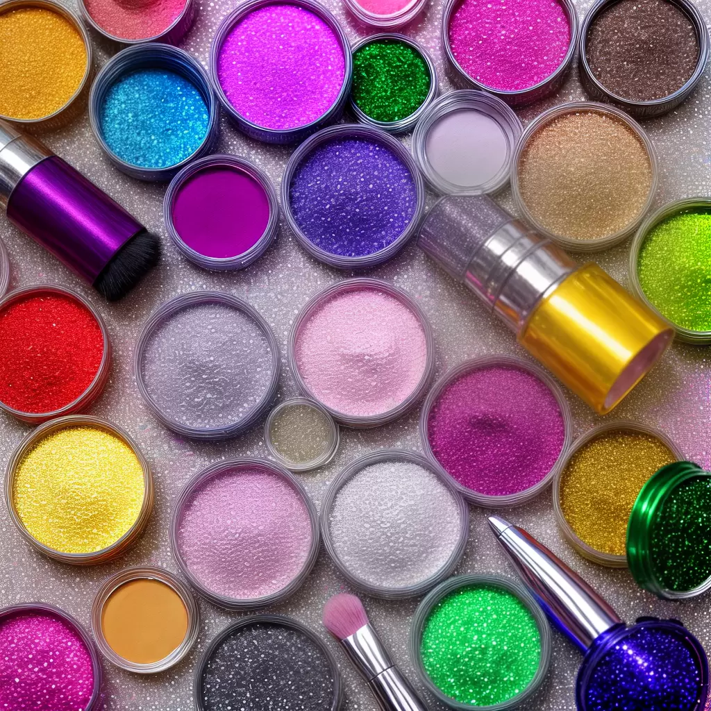 Fotos glitter varios tipos brilho maquiagem