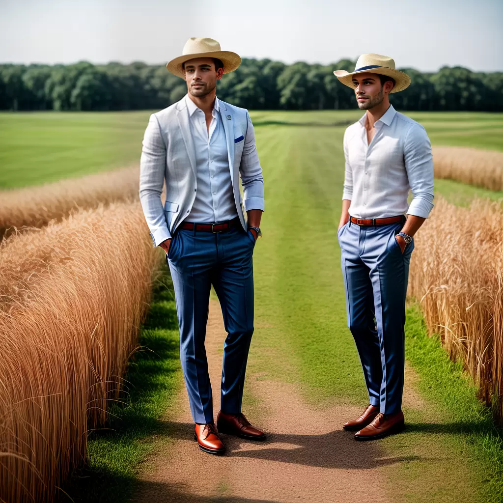 Fotos noivo linho camisa chapeu casamento