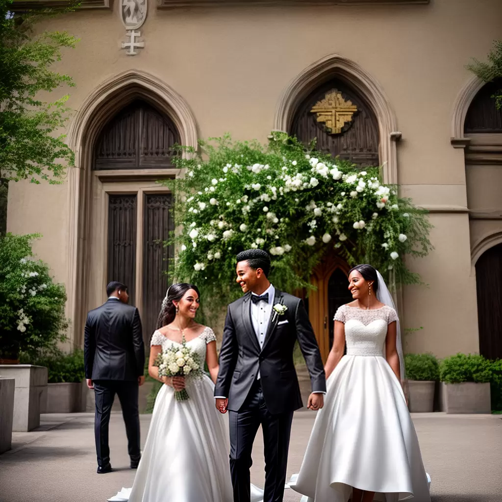 Fotos noiva vestido branco igreja noivo tuxedo casamento