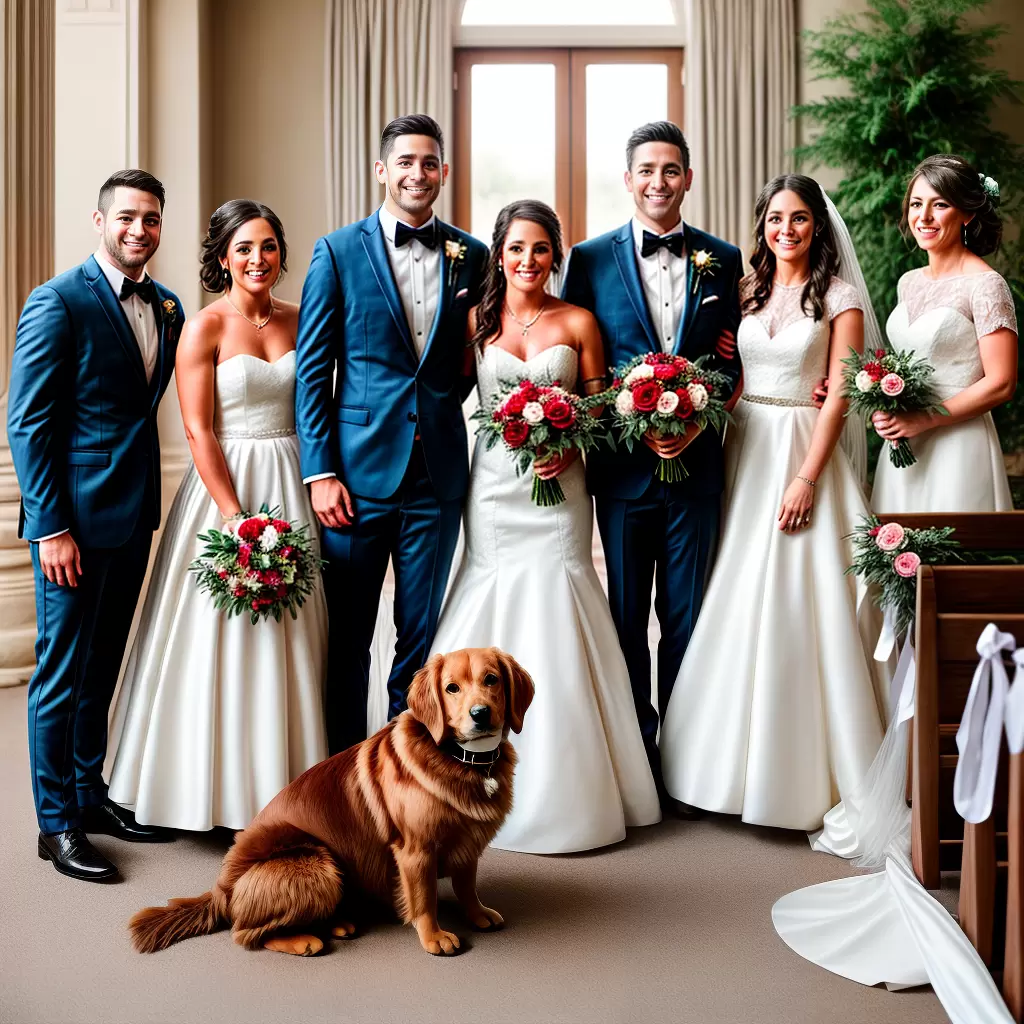 Fotos casal altar animais roupas casamento Fotos casal altar animais roupas casamento