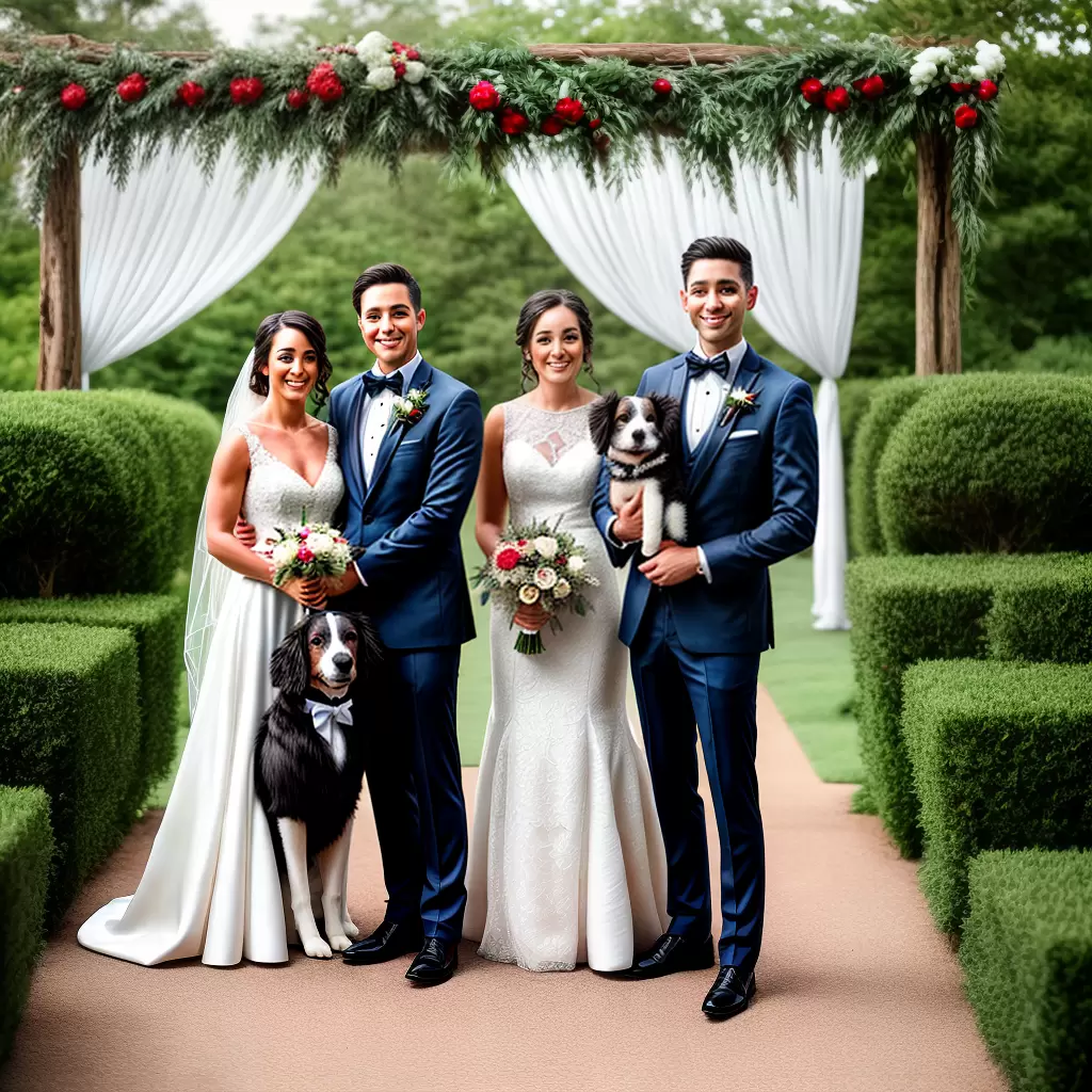 Fotos casamento ao ar livre noivos cachorro Fotos casamento ao ar livre noivos cachorro