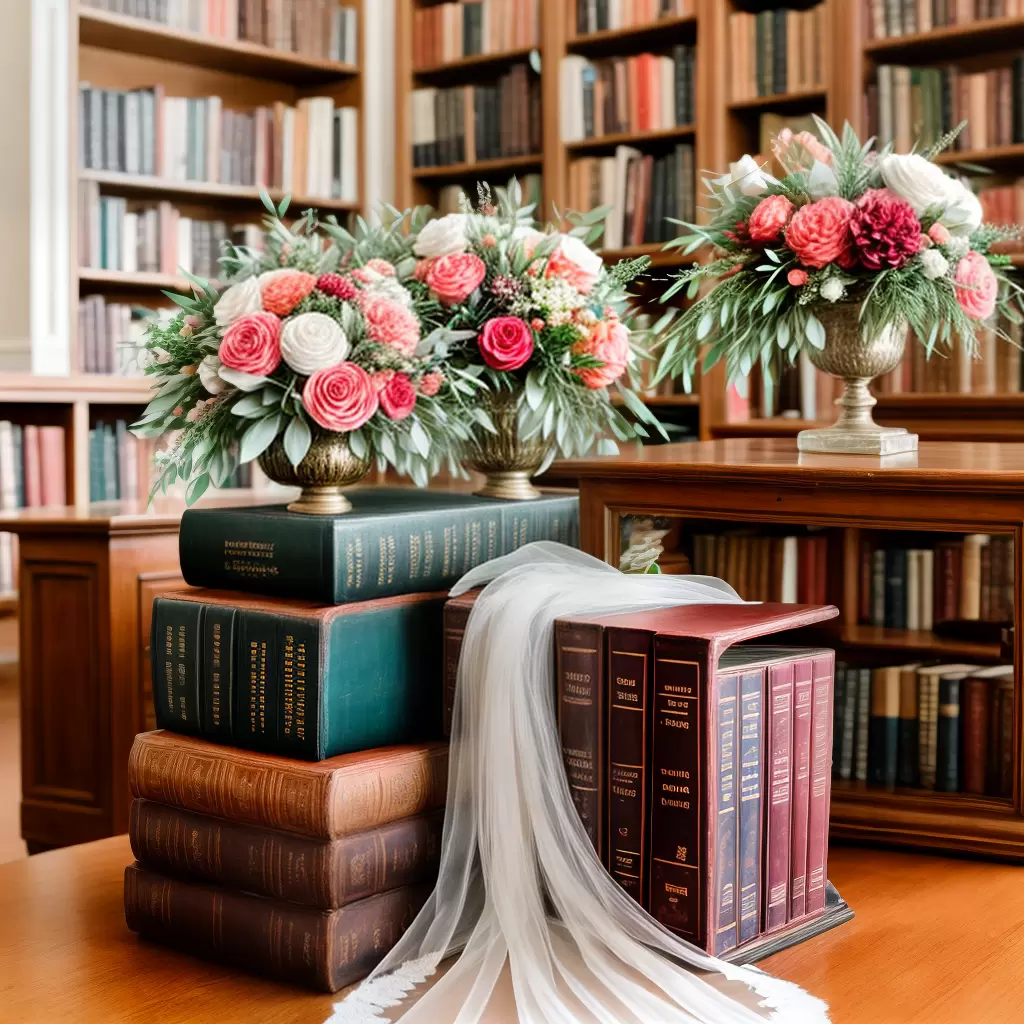 Fotos casamento tema biblioteca livros globos noivos Fotos casamento tema biblioteca livros globos noivos