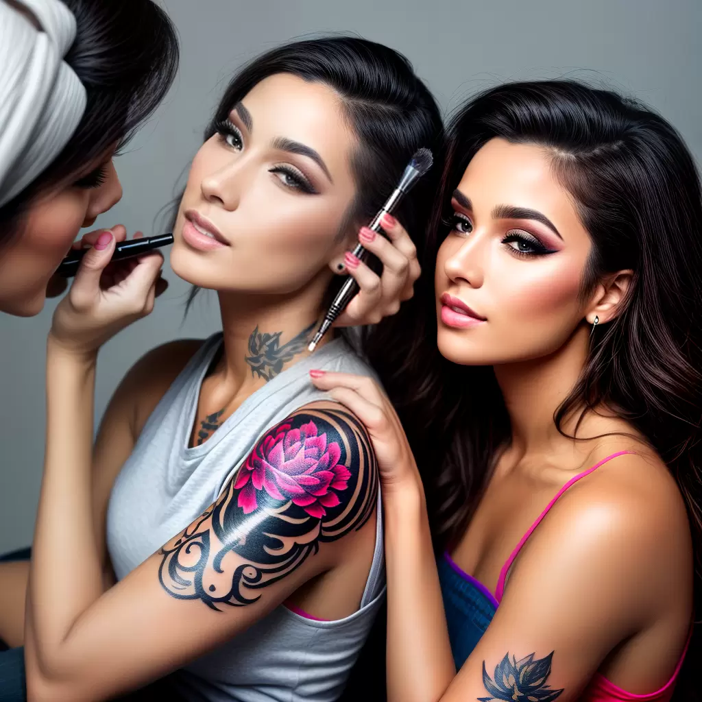Fotos tatuagem maquiagem cobertura produtos