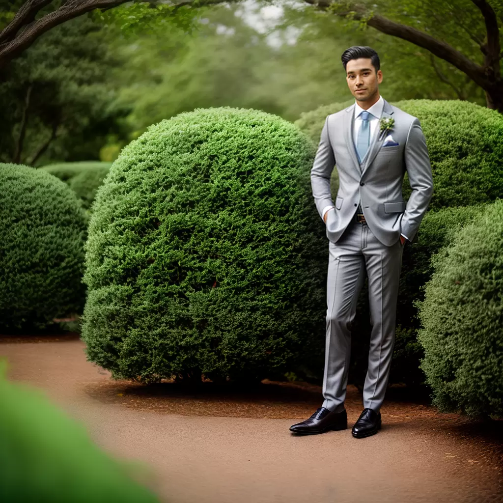 Fotos noivo jardim roupa leve boutonniere Fotos noivo jardim roupa leve boutonniere