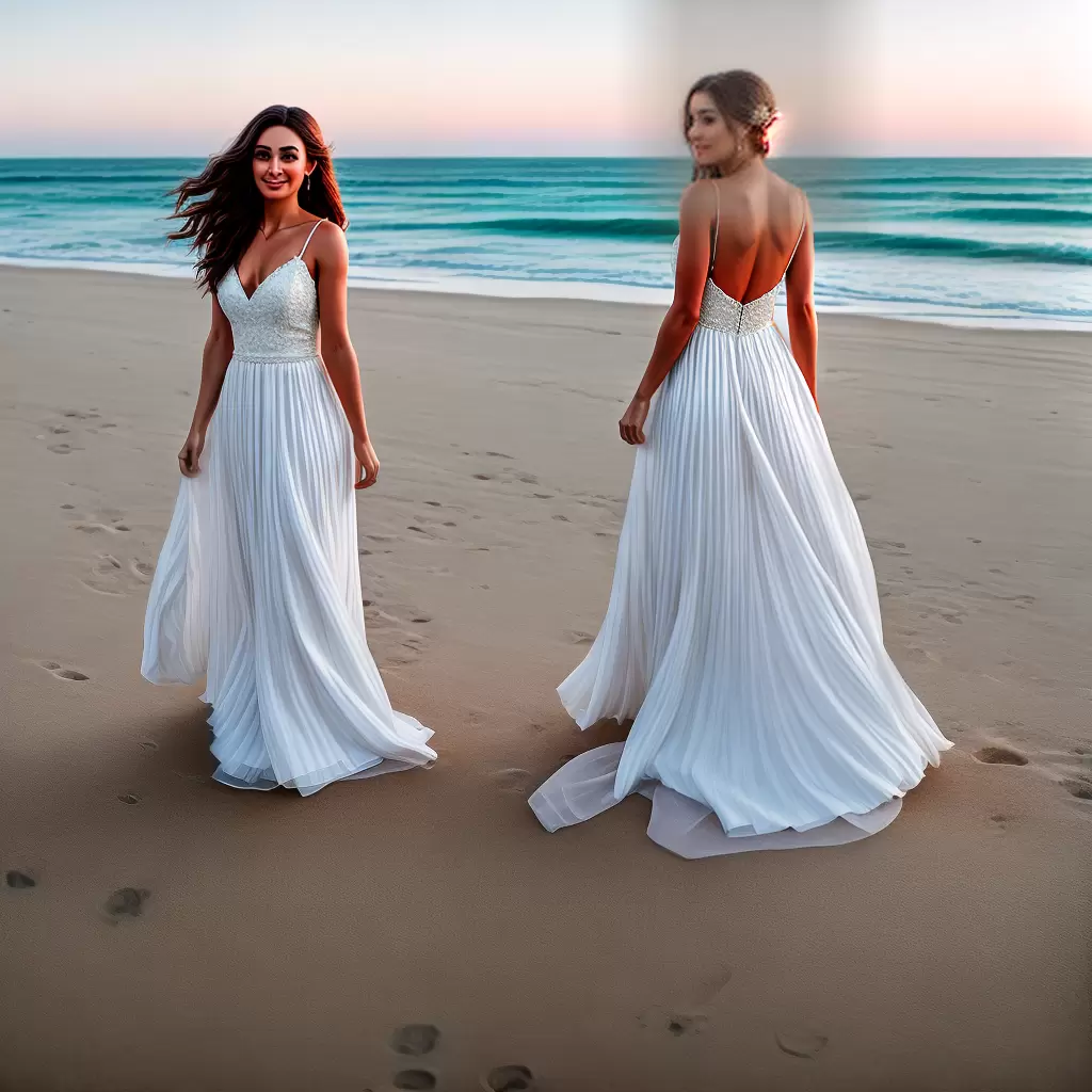 Fotos noiva praia vestido leve renda 1 Fotos noiva praia vestido leve renda 1