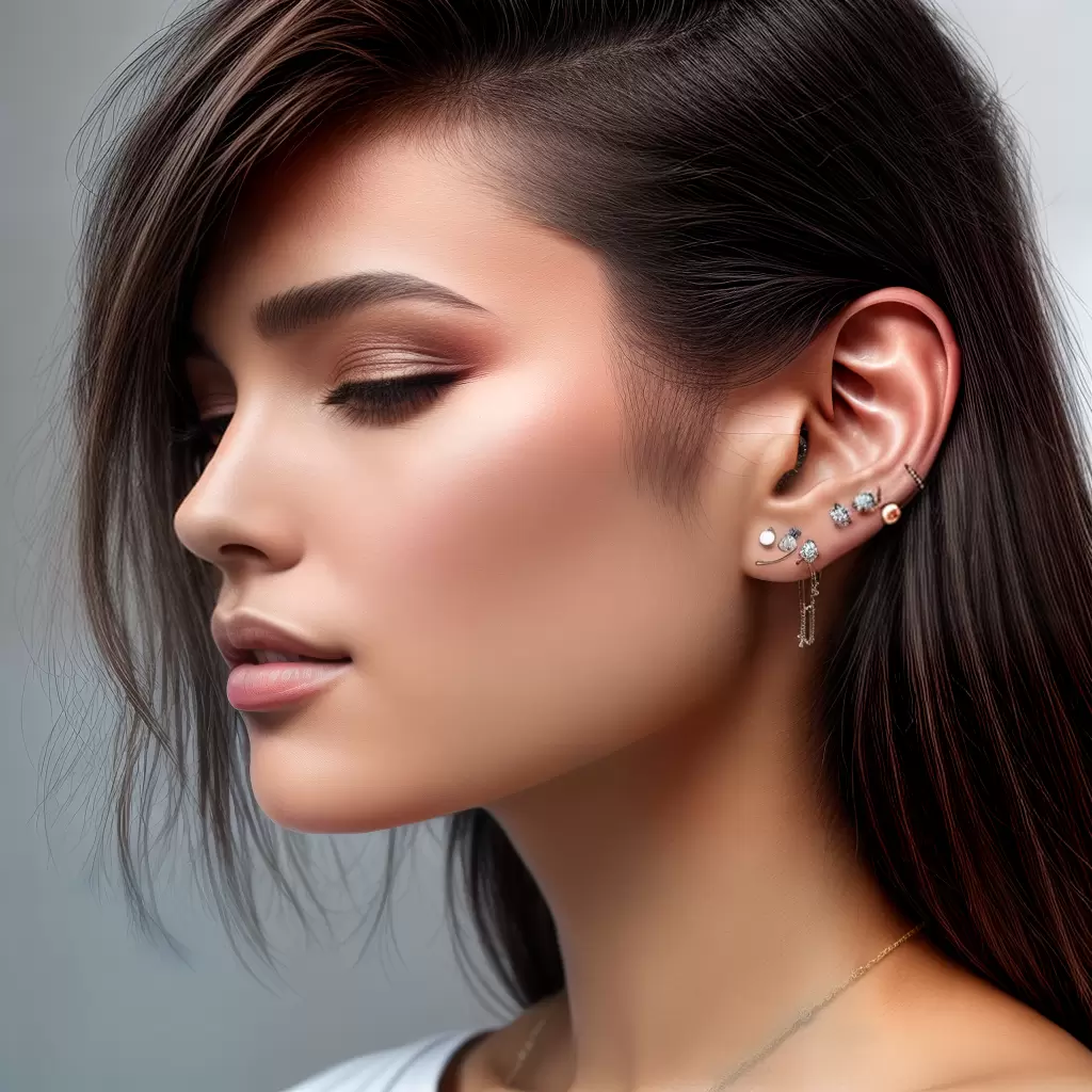 Fotos piercing orelha cuidados solucao salina