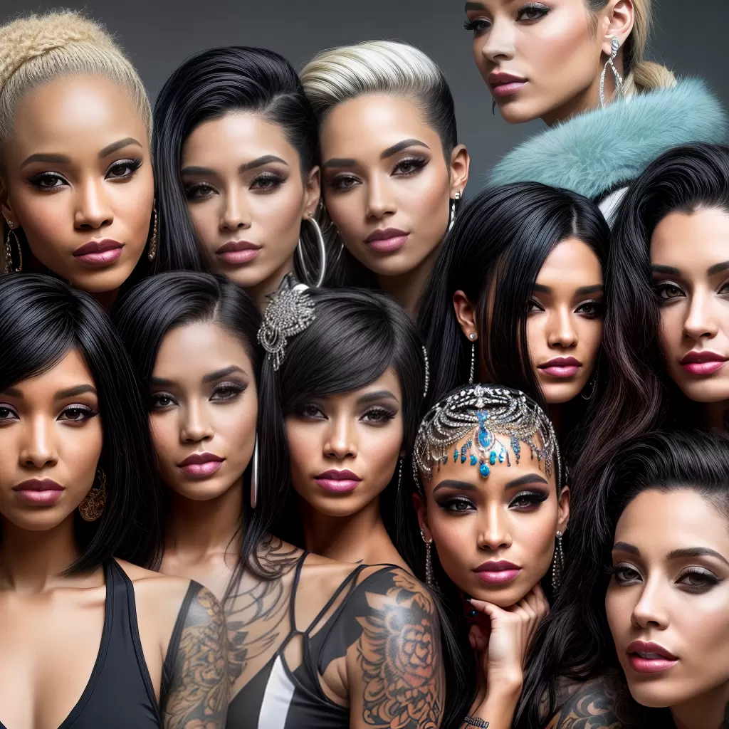 Fotos mulheres piercings tatuagens representacao