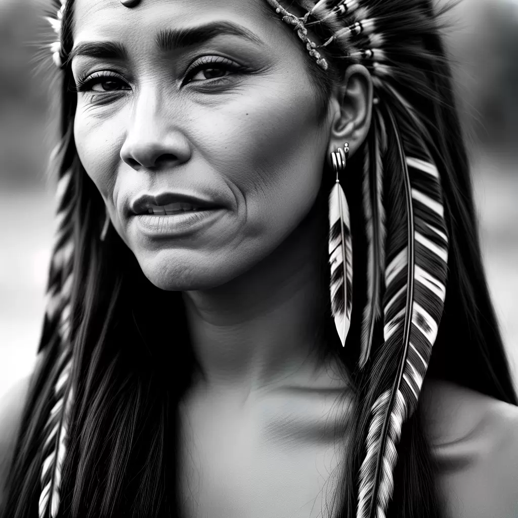 Fotos rosto indigena tatuagem piercing serenidade Fotos rosto indigena tatuagem piercing serenidade
