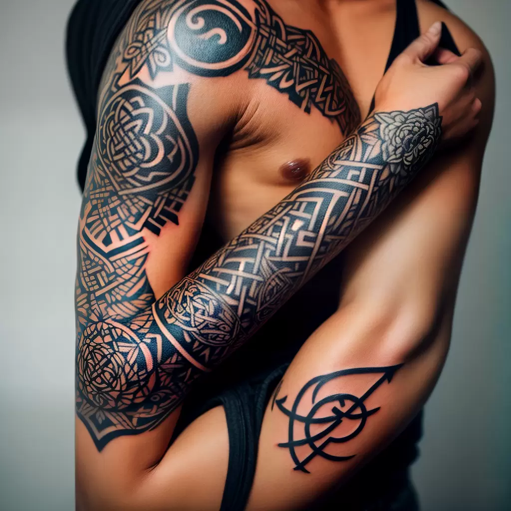 Fotos tatuagem cruz celta pulso