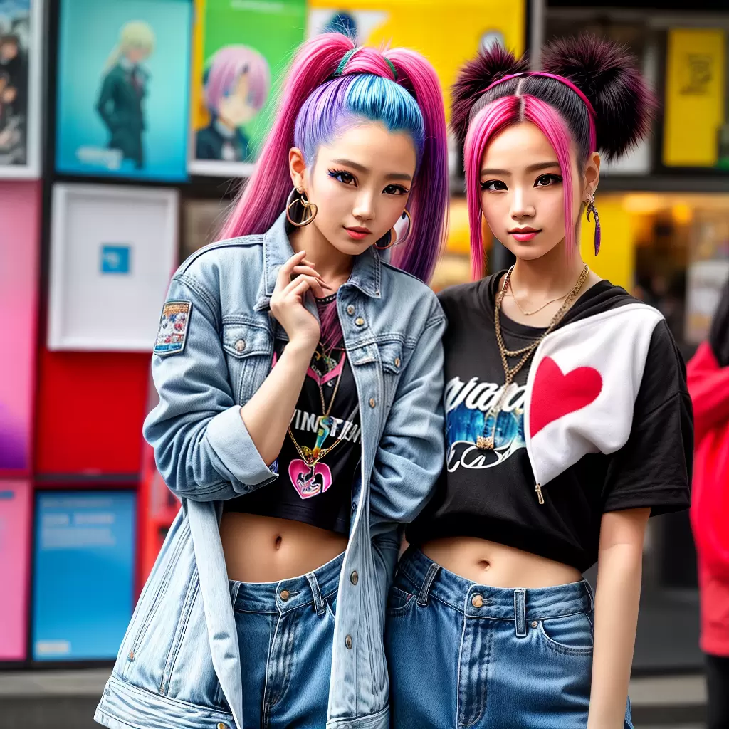 Fotos mulher harajuku piercings anime plushie Fotos mulher harajuku piercings anime plushie