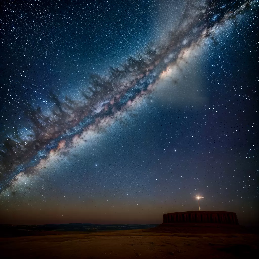Fotos agulha estrelas exploracao universo