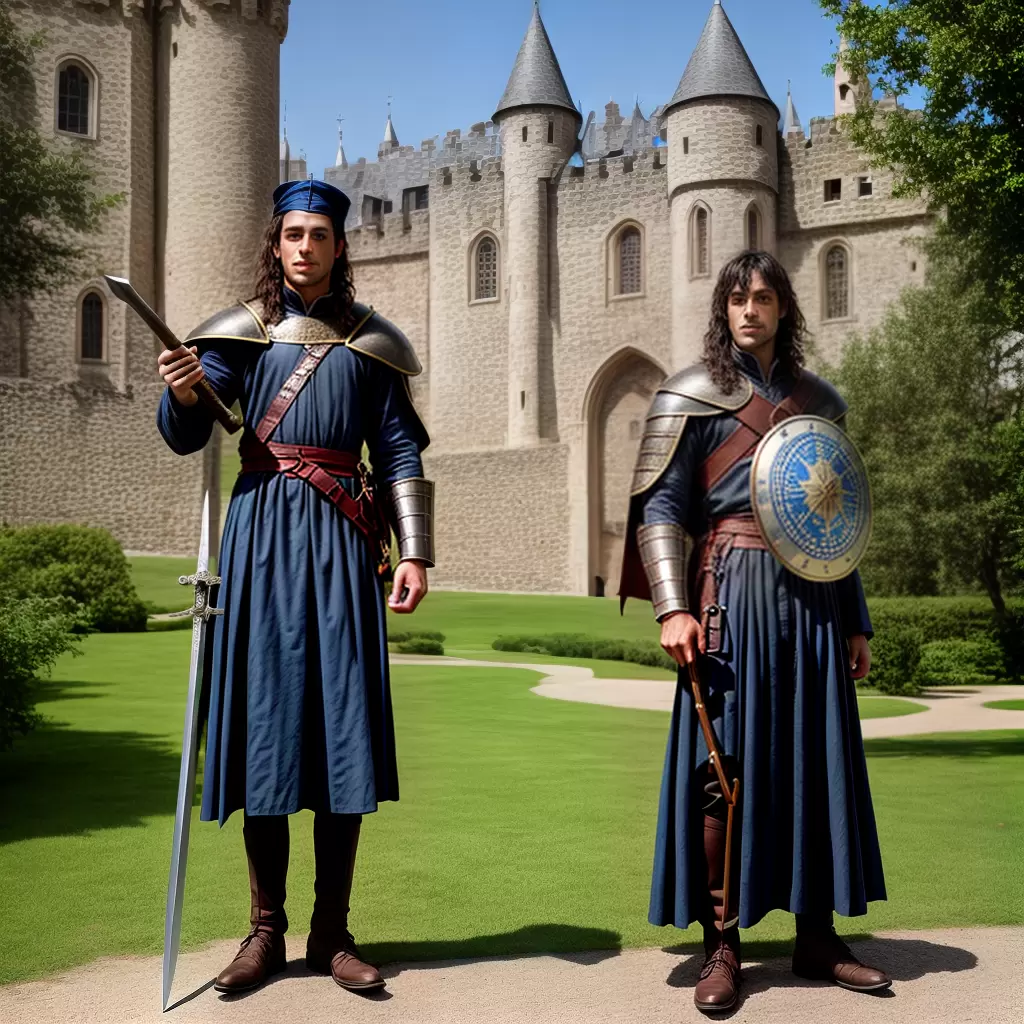 Fotos fantasia medieval espada castelo
