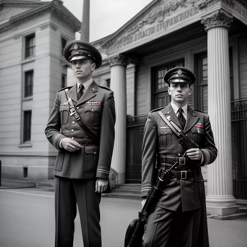 Fotos reenactment uniforme militar historico