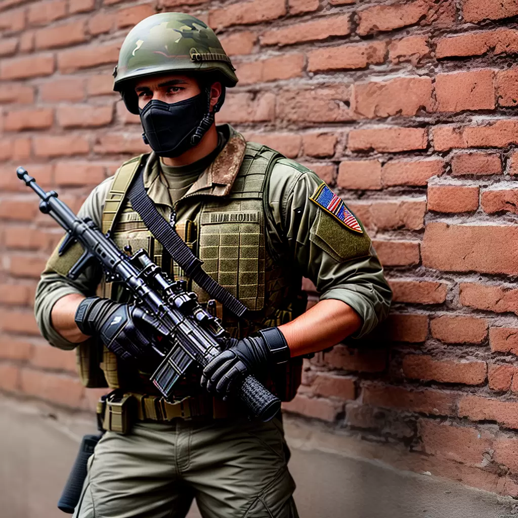 Fotos soldado camuflado parede batalha