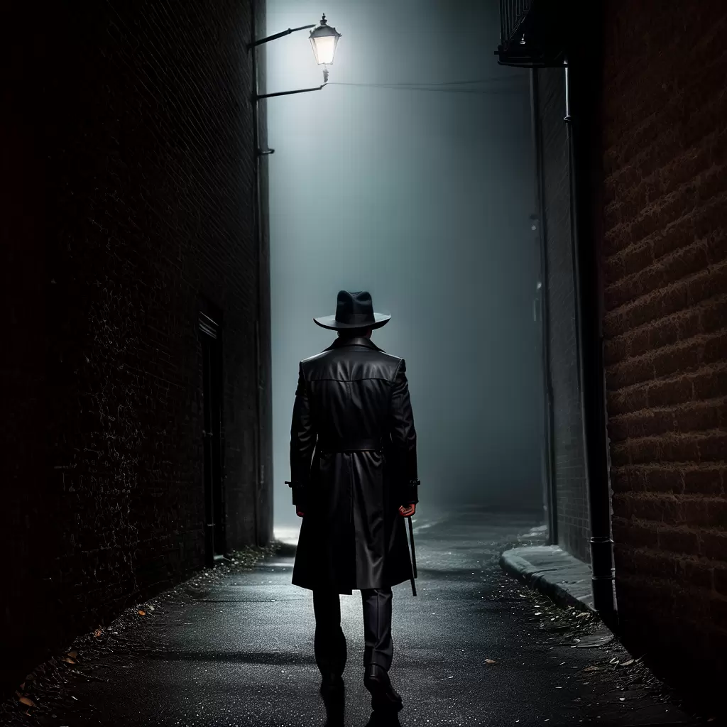 Fotos beco misterioso detetive lanterna magnifying shadow Fotos beco misterioso detetive lanterna magnifying shadow