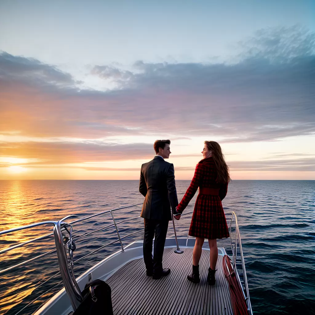 Fotos casal jack rose titanic por do sol Fotos casal jack rose titanic por do sol