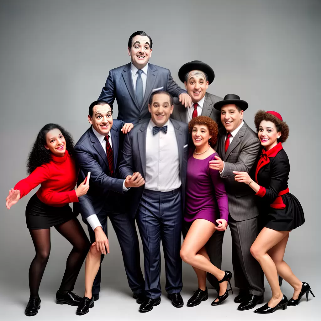 Fotos amigos fantasiados comedia sorrisos